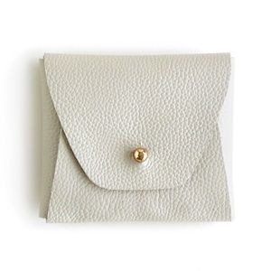 Minted | Luxurious 100% Pebbled Leather Coin Purse | NEW!